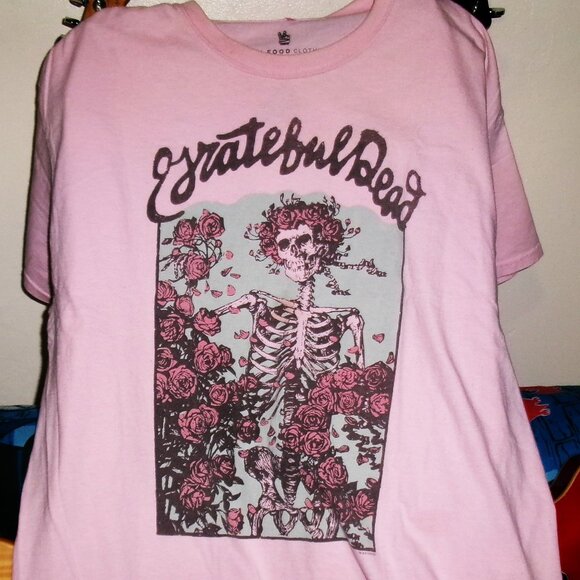 grateful dead skull & roses vintage 2000s L tee - jerry garcia pig pen truckin - Picture 1 of 4